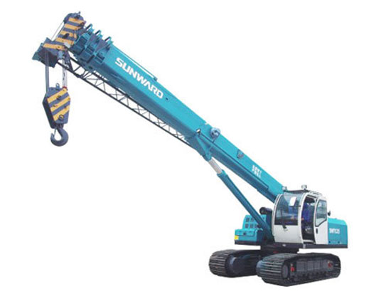 油田好帮手——山河智能伸缩臂履带起重机