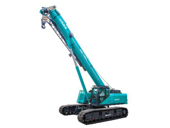 山河智能伸缩臂履带起重机助力马来西亚城市基础设施建设