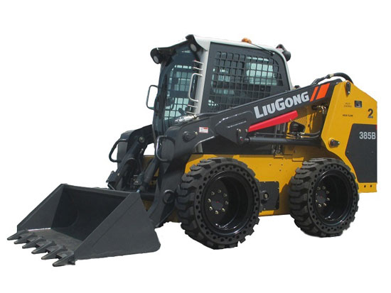 施工清扫专家   柳工滑移装载机成用户选择