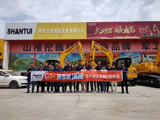 “物有所值，速度快！”山推挖掘机获陕西客户高赞