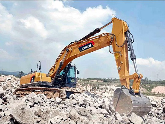 雷沃FR510E2-H挖掘机 <em>矿山工况</em>的制胜法宝
