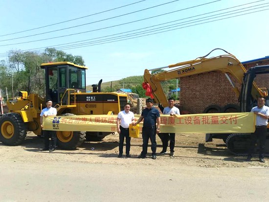 厦工批量设备助力内蒙古美丽新农村建设