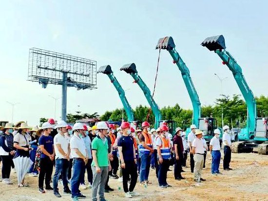 山河智能全面助力湛江坡头供水工程