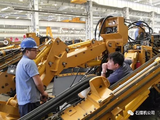 石煤机公司岩巷开掘“利器”晋南市场受欢迎