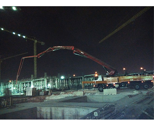 三一工程机械参与卡塔尔LUSAIL新城建设
