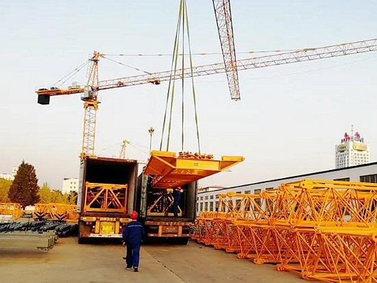 方圆TC5010型塔机出口<em>科特迪瓦</em>