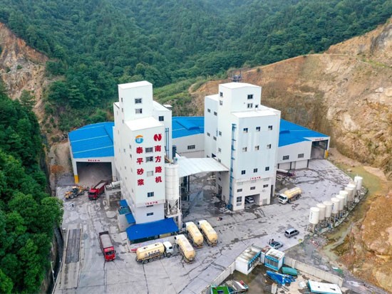 南方路机制砂干混整体解决方案应用于湖南浏阳泰平