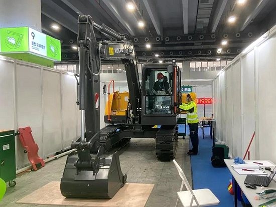 沃尔沃EC75D液压挖掘机—第一届全国技能大赛官方指定唯一挖掘机设备