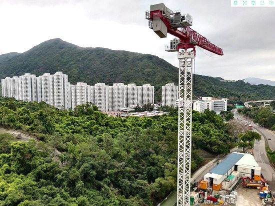 亚洲最大的平头式Potain起重机助力香港住宅项目