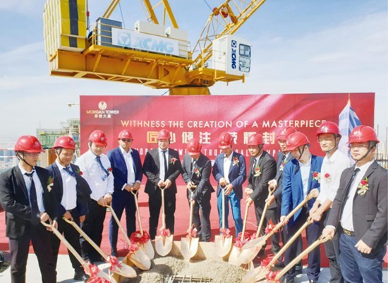 喜封金顶！柬埔寨金边摩根大厦拔地而起！