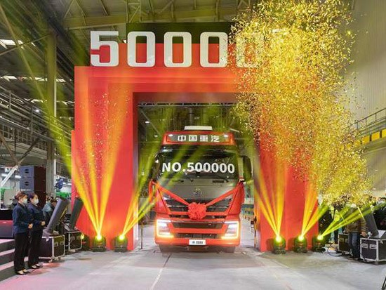 新纪录！中国重汽年产销商用车突破50万辆