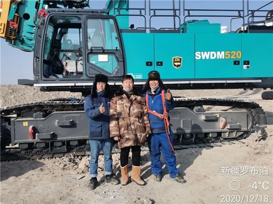 山河旋挖钻机在“死亡之海”谱写新篇章