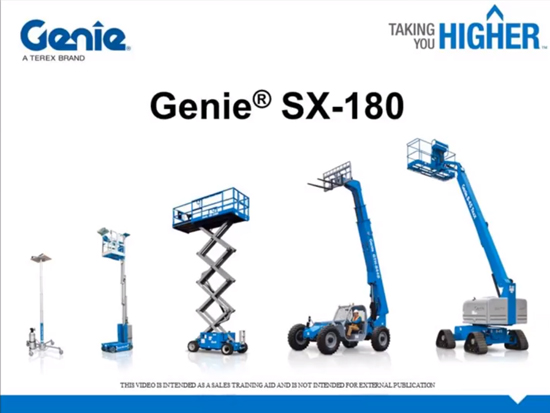Genie SX-180自行式直臂型高空作业平台