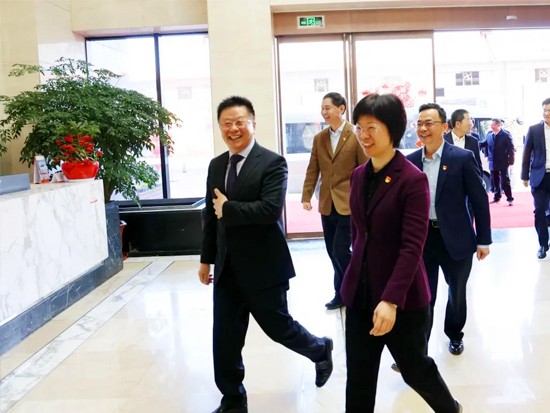 “奋战一季度 力夺开门红” | 长兴县县领导到诺力股份走访调研