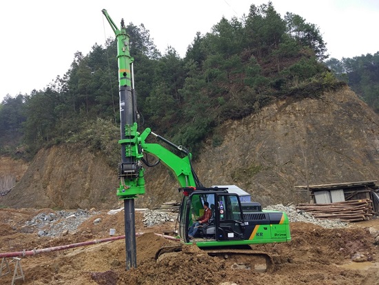 KR50C小型旋挖钻机贵州道路施工