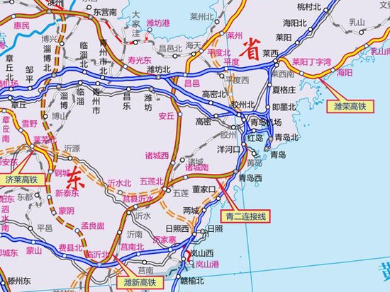 接下来至2025年！山东还有4个高铁储备项目，部分有望开工