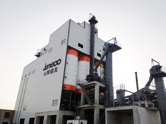 山推建友干混砂浆搅拌设备再立新标杆。