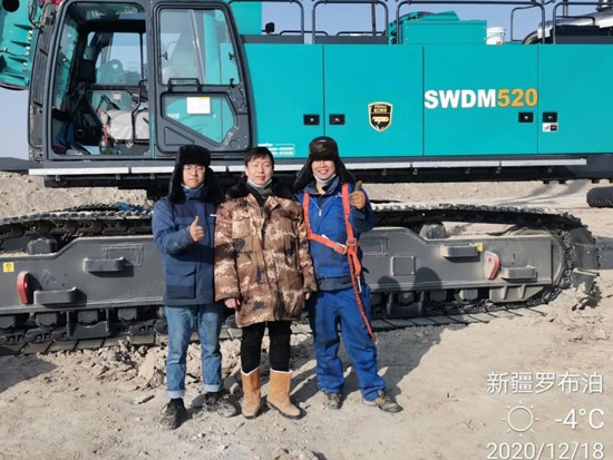 山河旋挖鉆機在“死亡之海”譜寫新篇章。