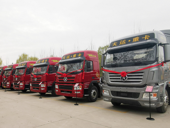 当天订车55台！大运重卡燃爆各地购车热潮！