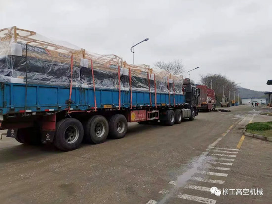 38台！柳工高空单日发车新纪录！