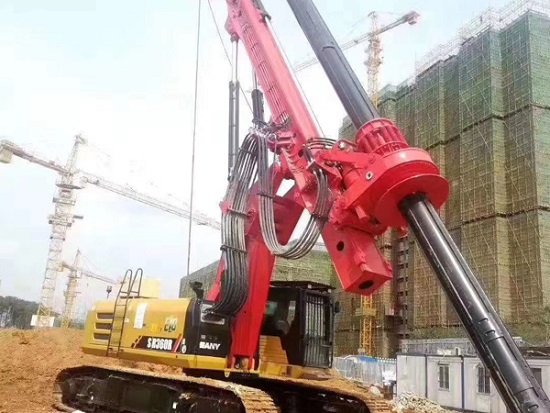 徐工旋挖钻机深圳恒大高层建筑施工案例