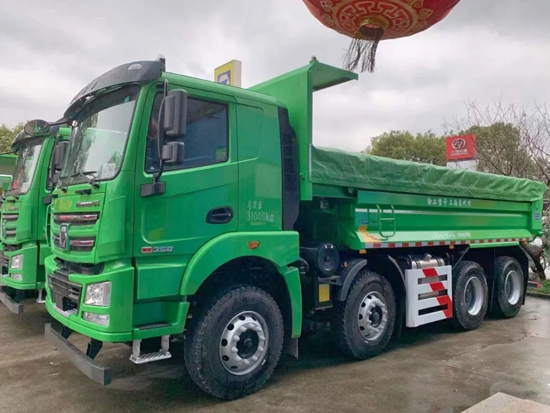 首批“模范生”上崗！漢風G5法規版國六渣土車批量進駐上海！
