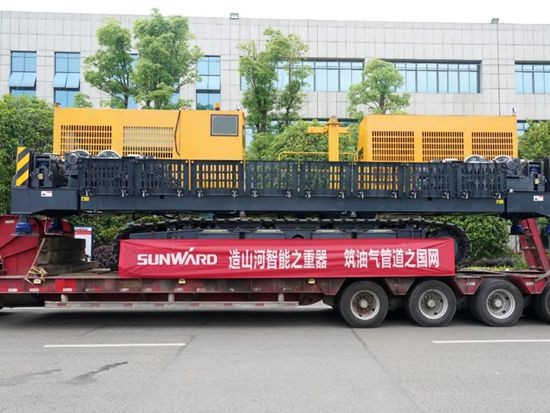 山河智能世界首台套油气管道装备发往国家重点工程