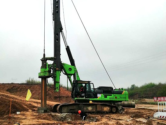 泰恒基礎KR300C助力中鐵一局濰煙高鐵施工建設