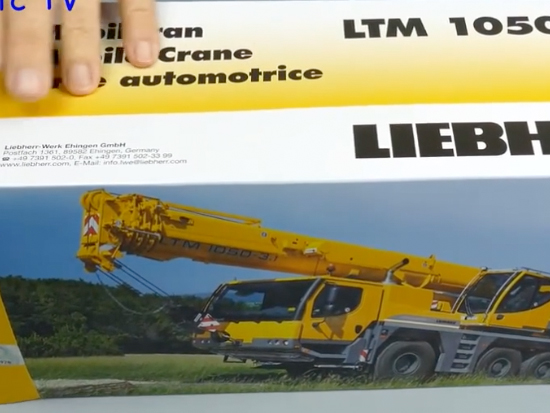 利勃海尔 Liebherr LTM1050-3.1起重机静态模型