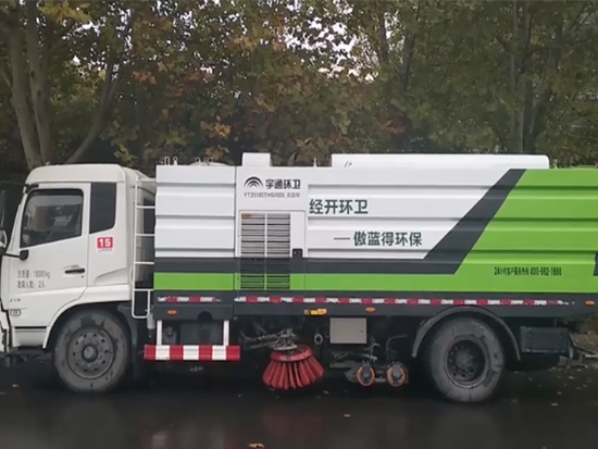 宇通環衛5180傳統洗掃車冬季排水視頻教程-改進版