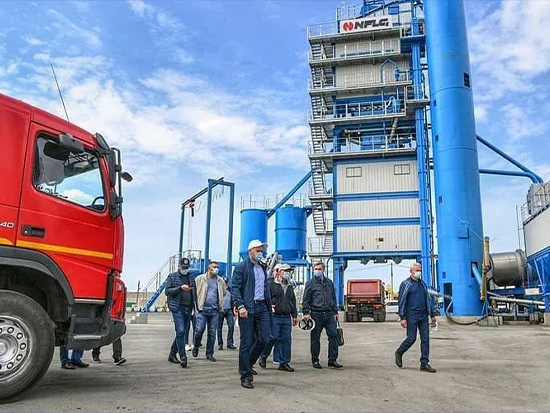 南方路機瀝青攪拌設備獲俄羅斯韃靼斯坦共和國總統贊譽