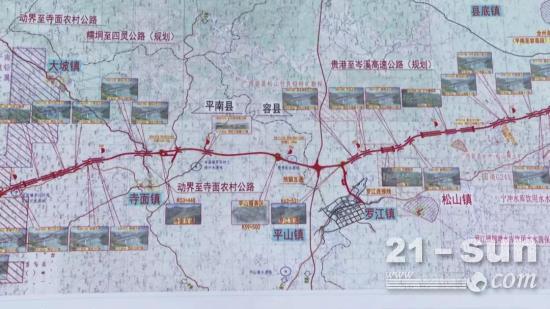 全州至容县公路(平南至容县段)路线起点位于平南县丹竹镇,对接现有梧