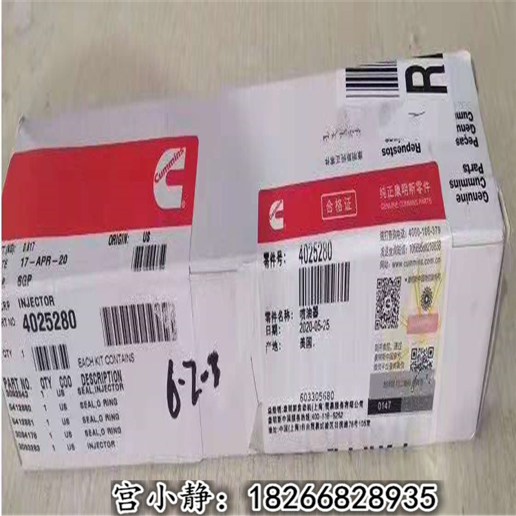 三一SRT95矿机喷油器4025280 康明斯QST30