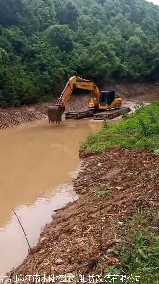水陆挖机租赁武汉市江汉周边