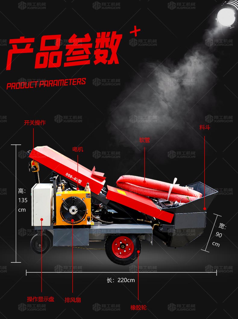 7.5KW	浇筑泵