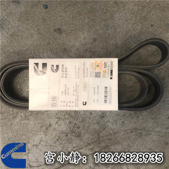 徐工主机厂发电机皮带 QSM西康订货号3290155 挖掘机装载机配件