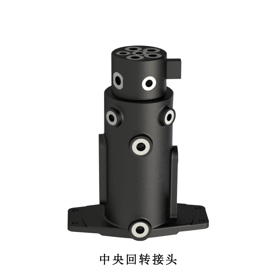 小型挖掘机分油器-液压阀-360度旋转接头YHZ-8-5-山东益凯德液压厂家