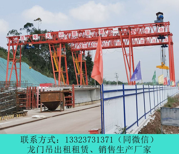  云南80吨花架式龙门吊结构简单 丽江龙门吊出租