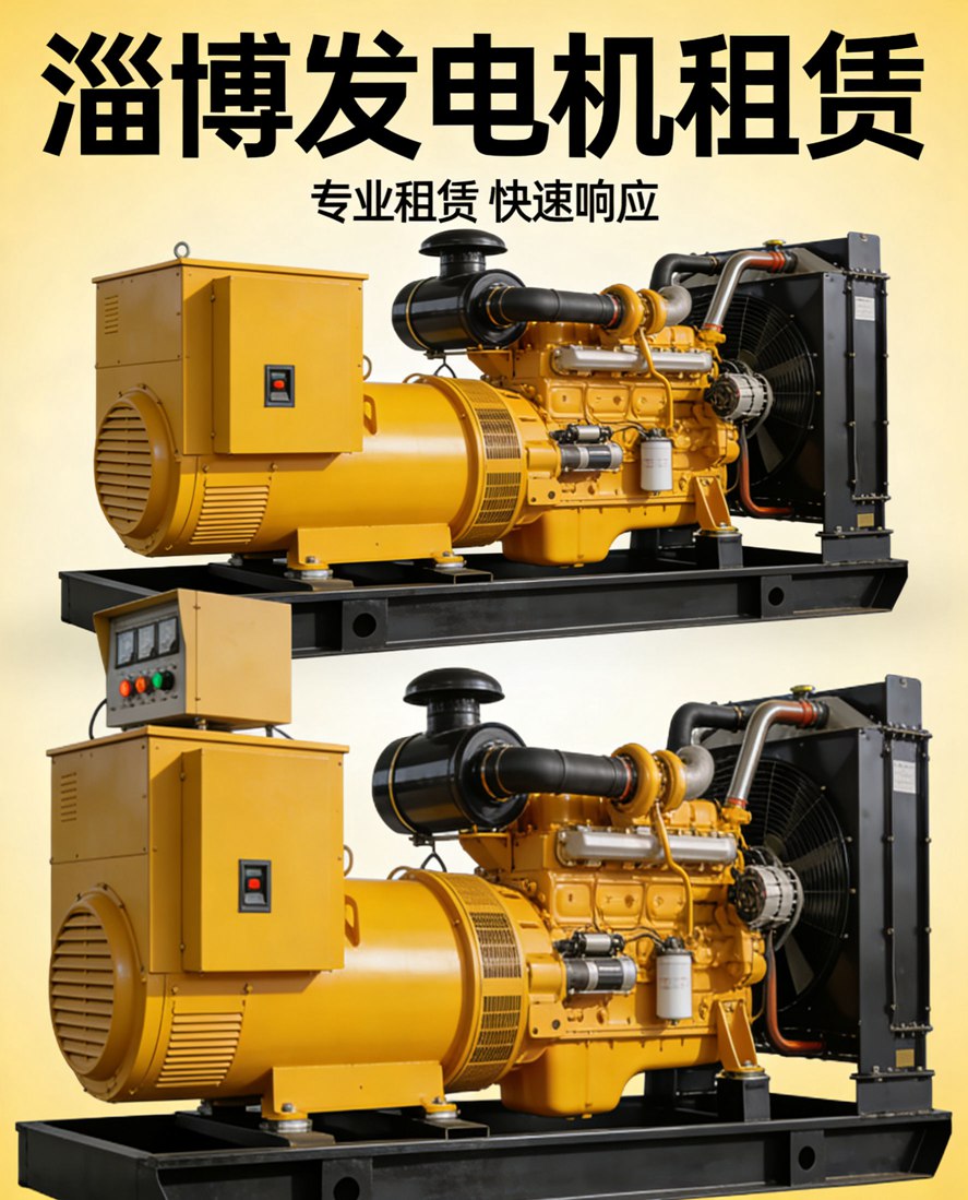 淄博发电机出租包运费 价格更省心