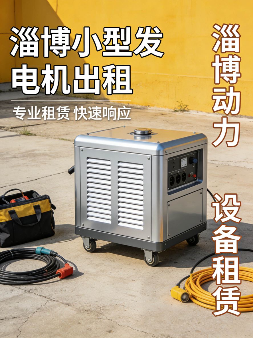 淄博发电机出租可开发票 价格正规