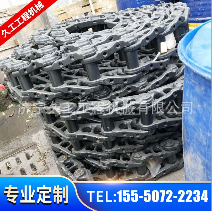 链条 ZAX200/210 挖掘机链条链轨支重轮引导轮拖轮履带板总成