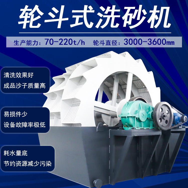 矿山轮斗洗砂机 砂石场自动洗砂机 机制砂洗砂机 