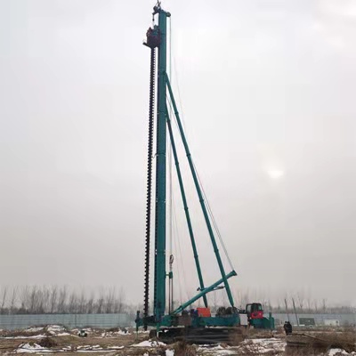履带长螺旋引孔钻机  楼房建筑地基打桩机