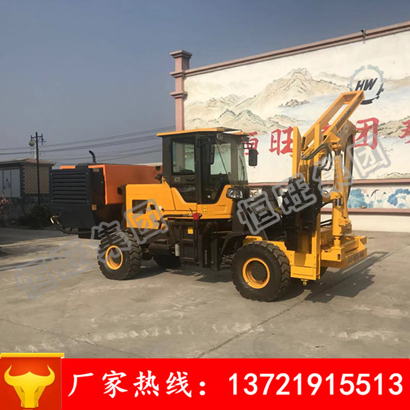 波形护栏安装板公路护栏打桩机