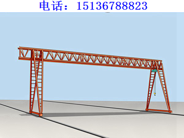 浙江衢州龙门吊租赁120t桁架式门式起重机