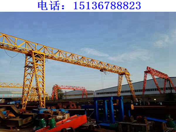 门式起重机厂家广东汕头120t桁架式龙门吊租赁