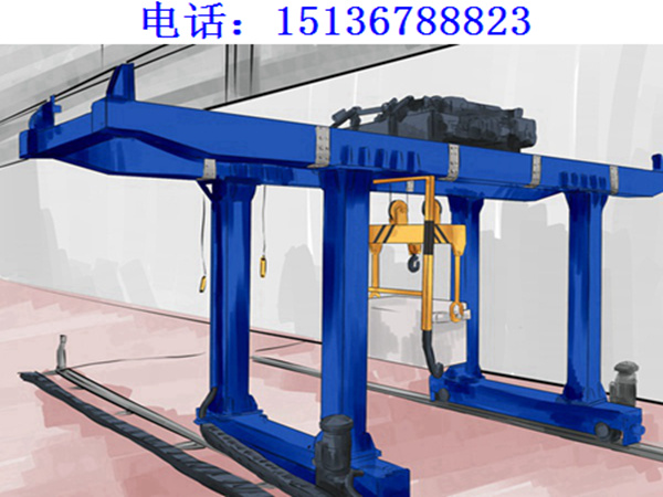 广东梅州门式起重机厂家100吨U型双主梁门机租赁