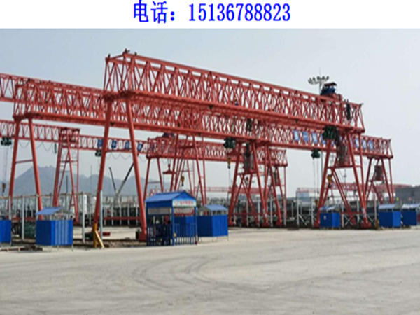  门式起重机厂家山东烟台100t梁场龙门吊租赁价格