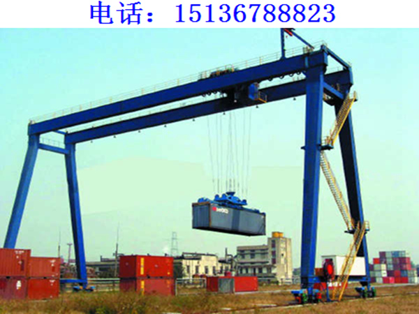 门式起重机厂家四川眉山40t铁路货场龙门吊型号