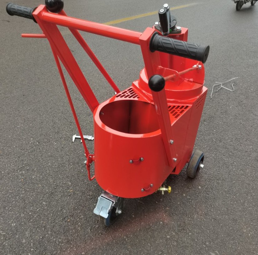 手推灌缝小推车 搅拌沥青胶填缝机 路面养护沥青灌缝机